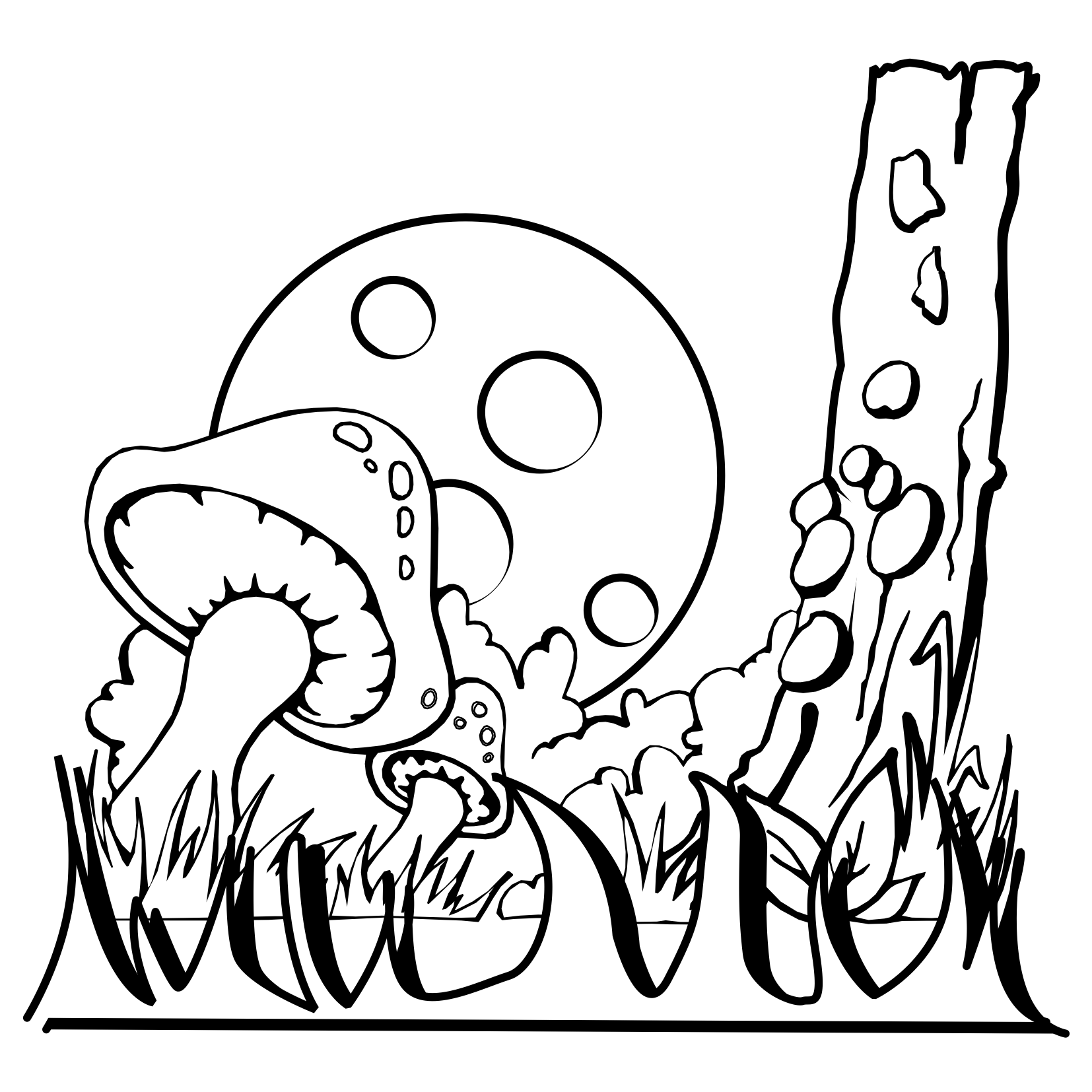 fairy on a mushroom coloring pages - photo #37