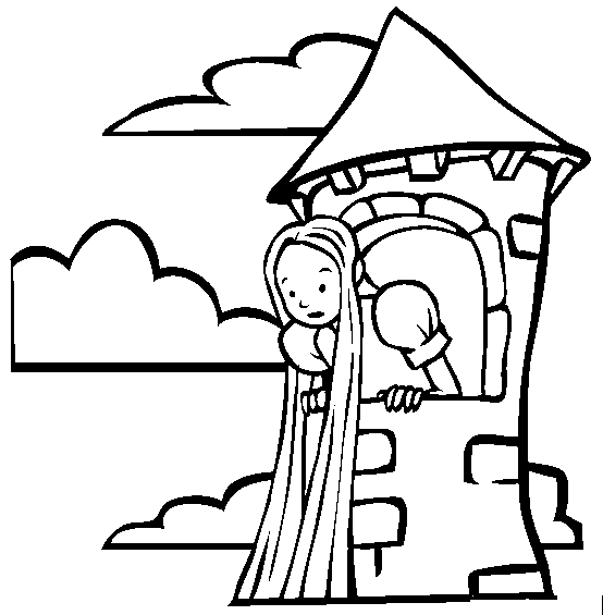 tangled coloring pages free to print - photo #50