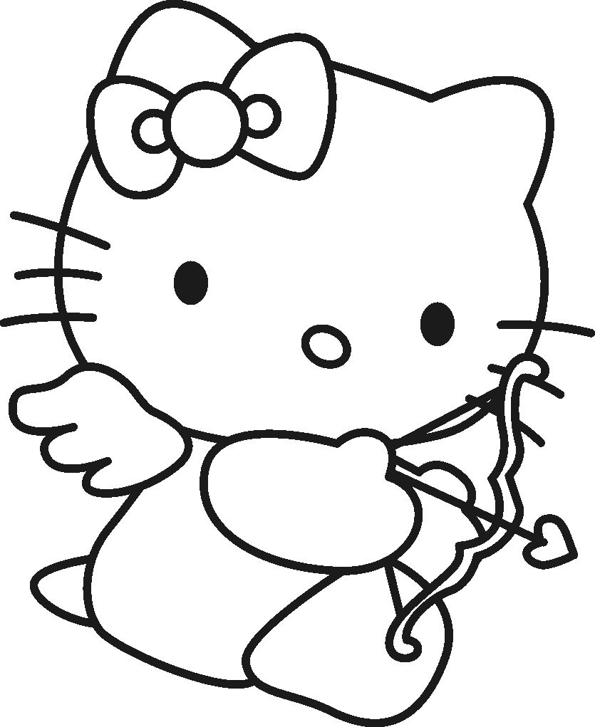 baby hello kitty coloring pages - photo #33