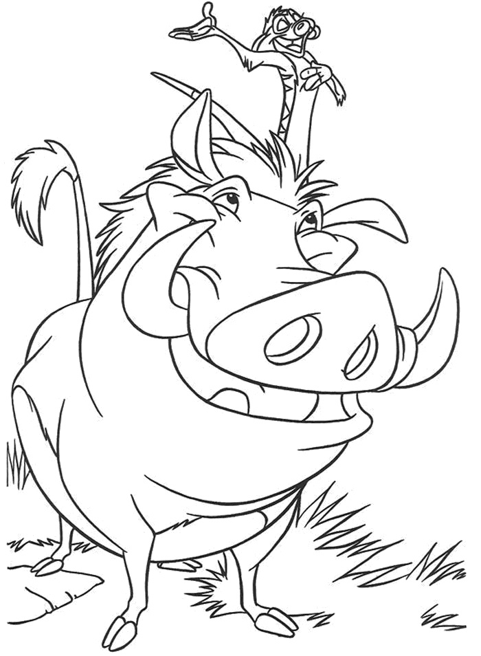 images of lion king coloring book pages - photo #7