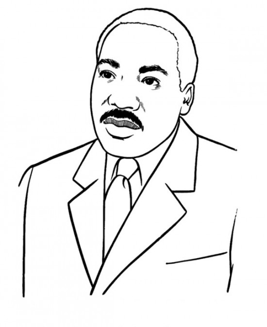 Martin Luther King Jr Coloring Pages and Worksheets - Best Coloring