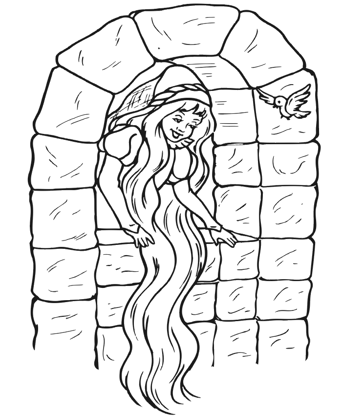 tangled coloring pages rapunzel coloring - photo #19