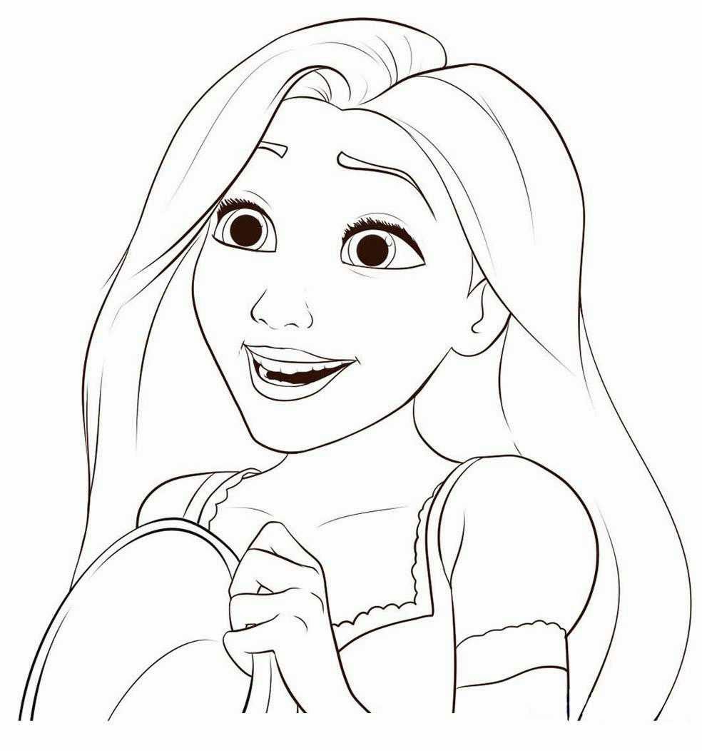 tangled coloring pages rapunzel movie - photo #27