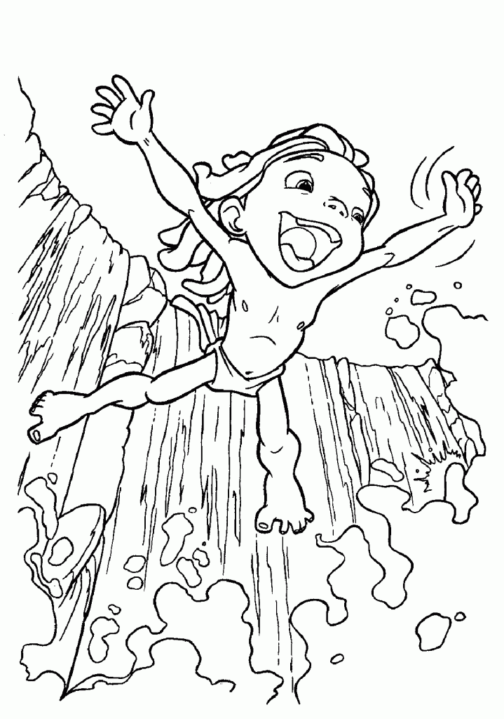tarzan and jane coloring pages - photo #33