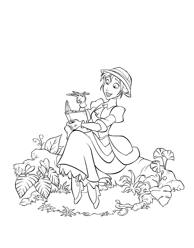 tarzan and jane coloring pages - photo #12