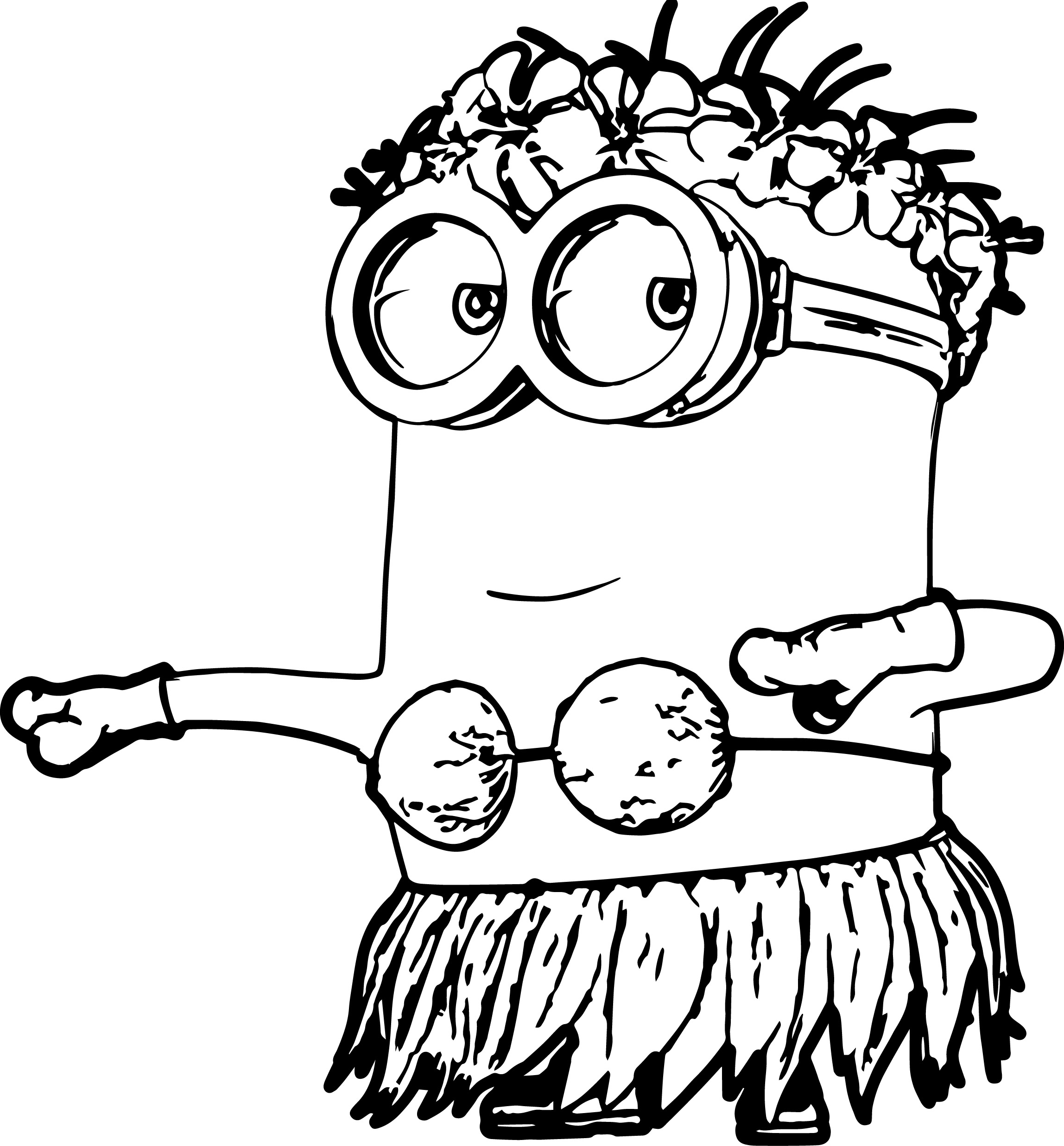 images of coloring pages minions rocking - photo #26