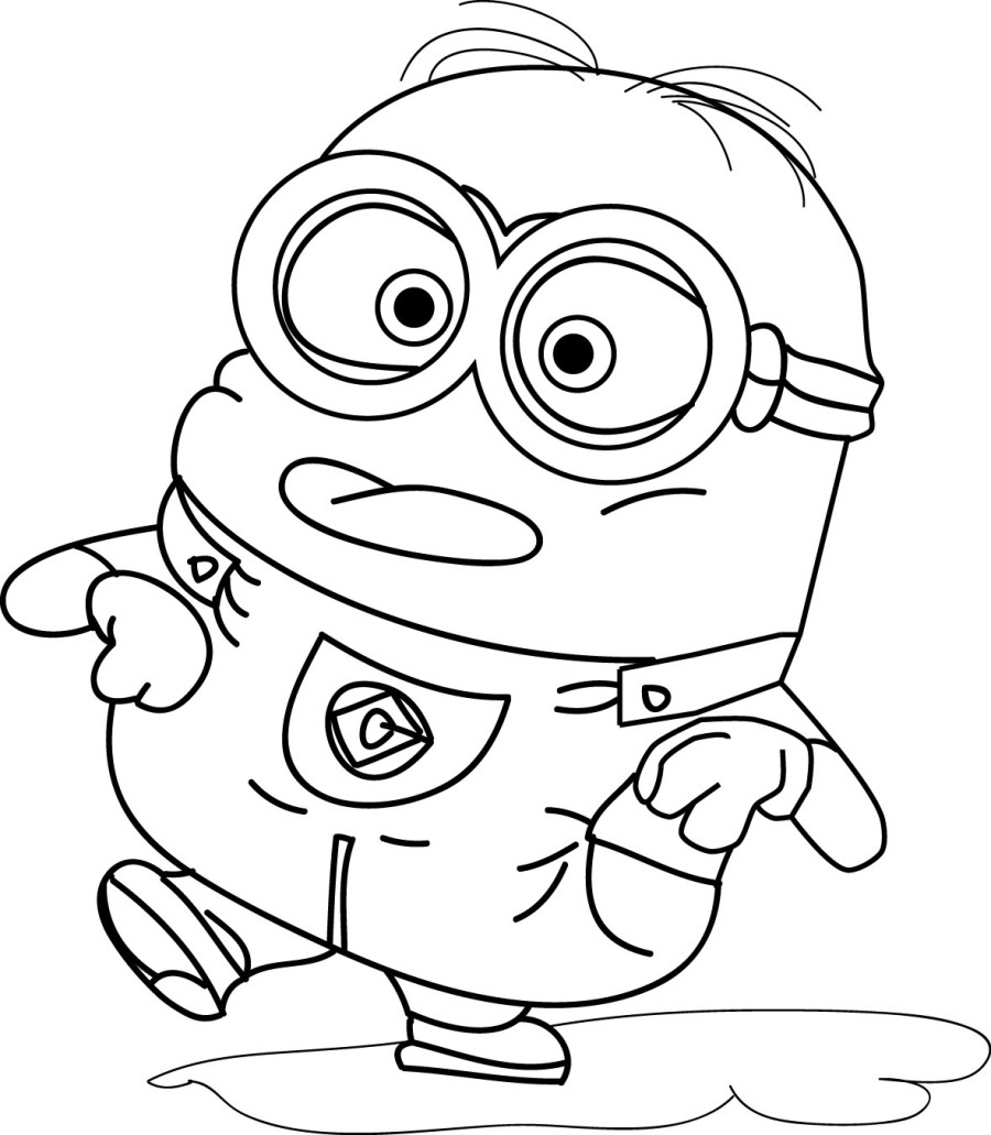 images of coloring pages minions despicable me - photo #6