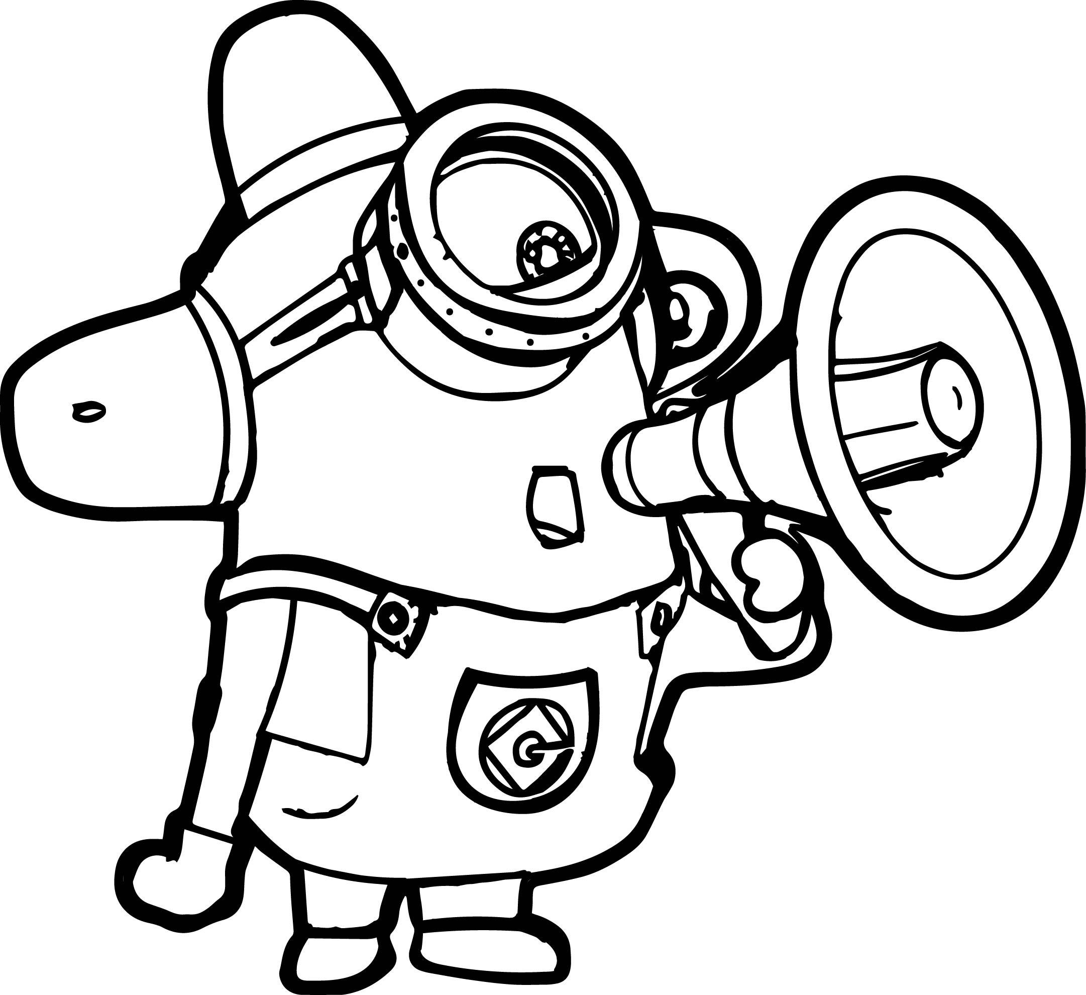 images of coloring pages minions rocking - photo #48