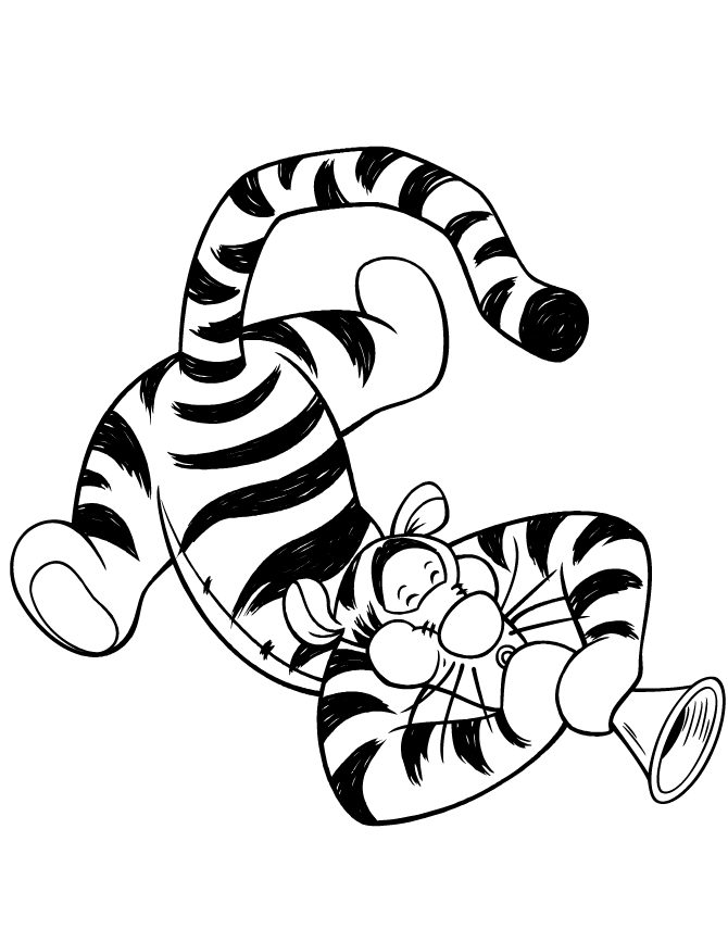 tigger coloring pages online - photo #36