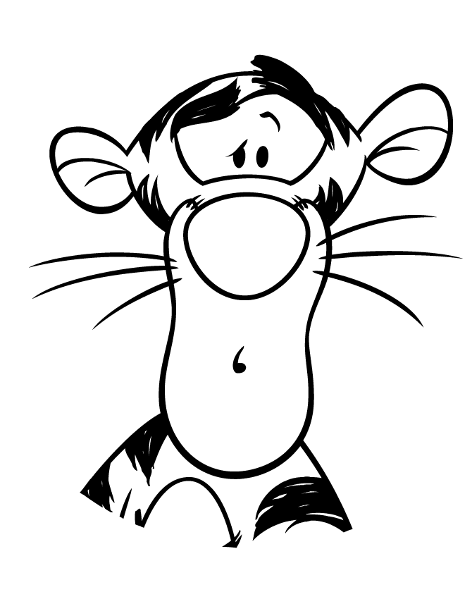 tigger coloring pages online - photo #29
