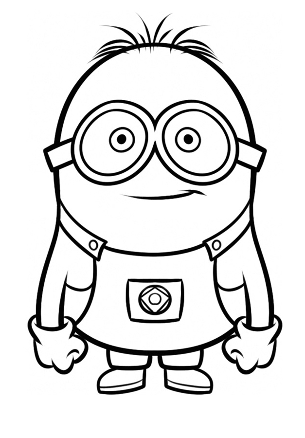 yellow minion coloring pages - photo #20