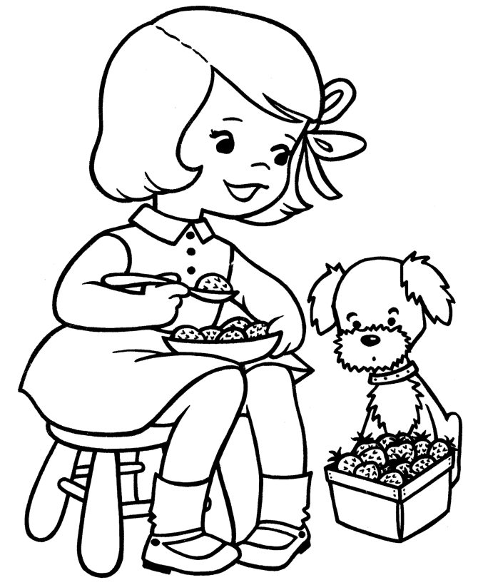 coloring spring pages - photo #23
