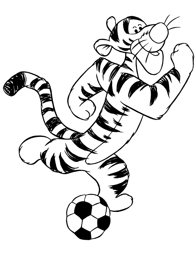 tigger coloring pages online - photo #14