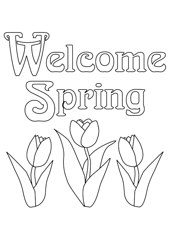 Spring Coloring Pages Best Coloring Pages For Kids