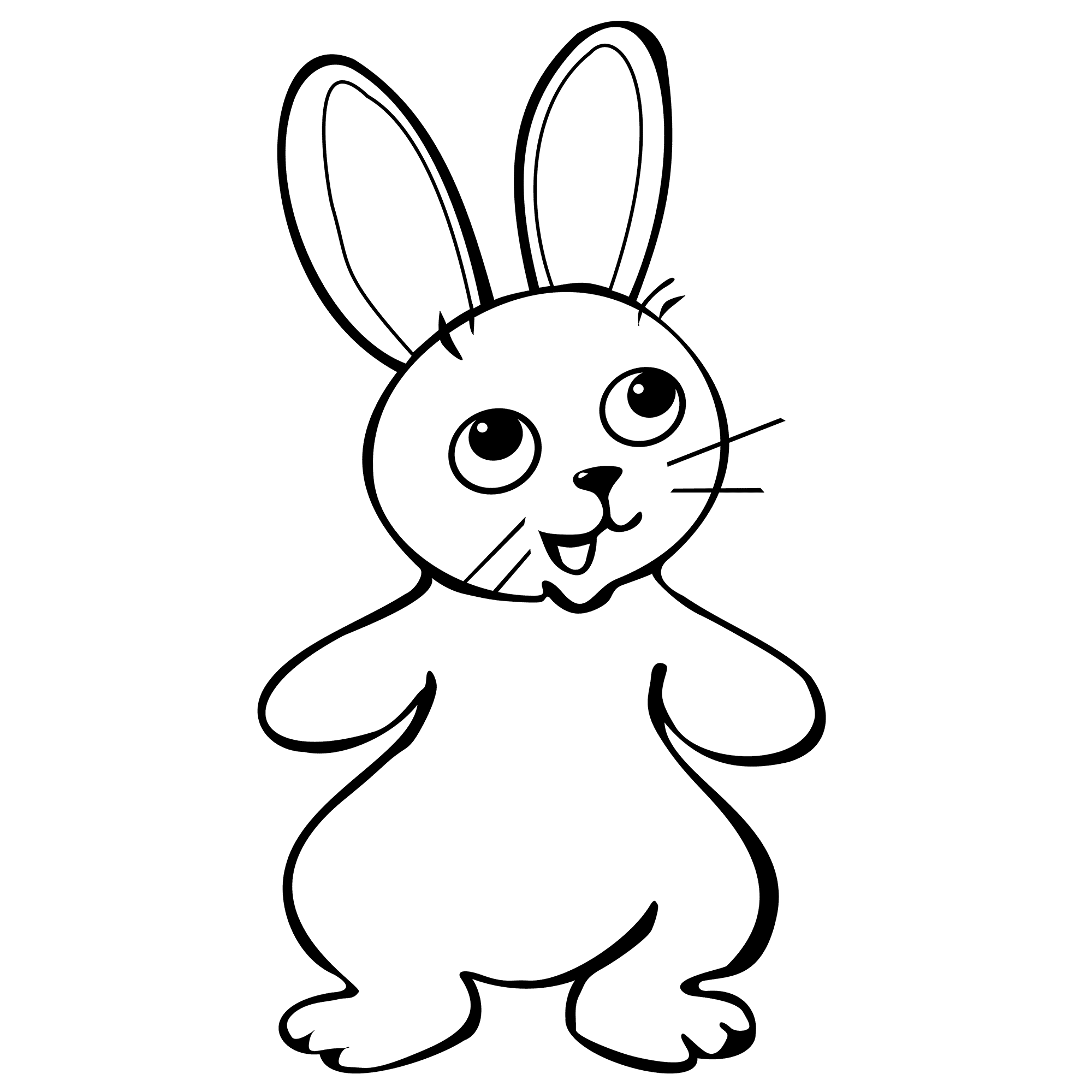 rabbit coloring pages to print - photo #40