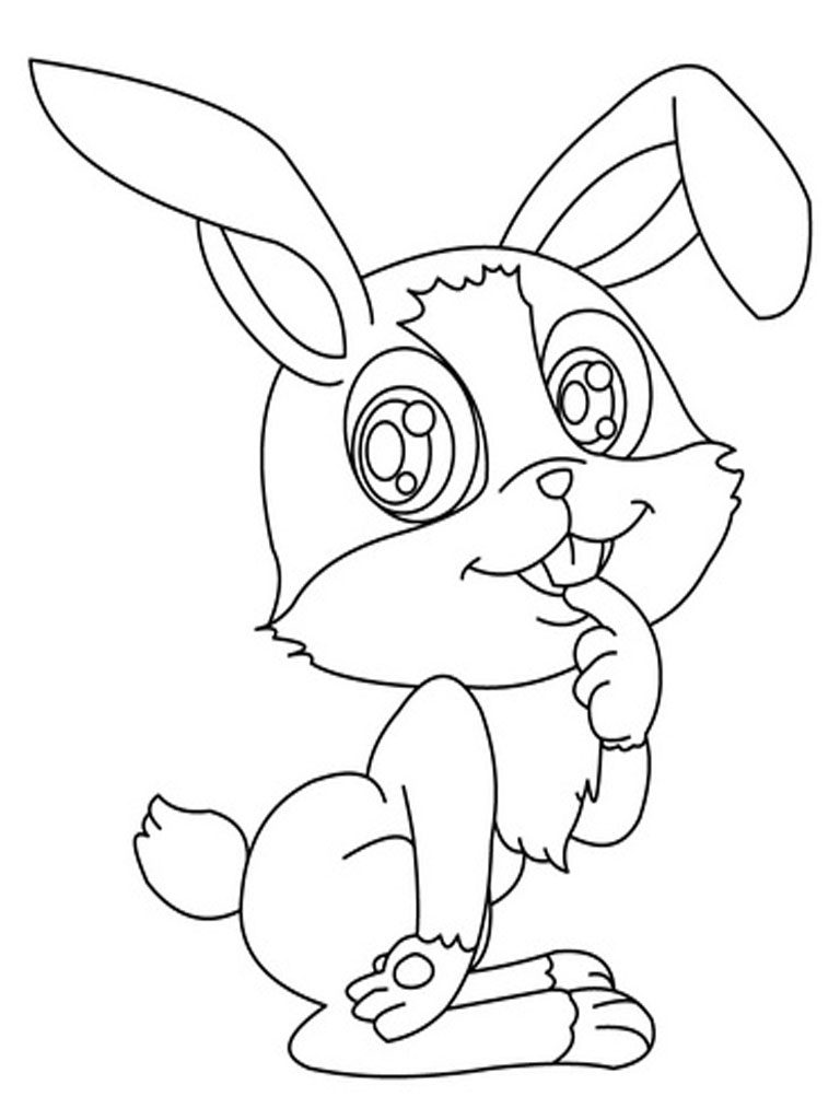 bunny coloring pages for kids - photo #50