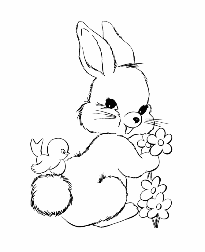 easter bunny coloring pages games for girls - photo #20