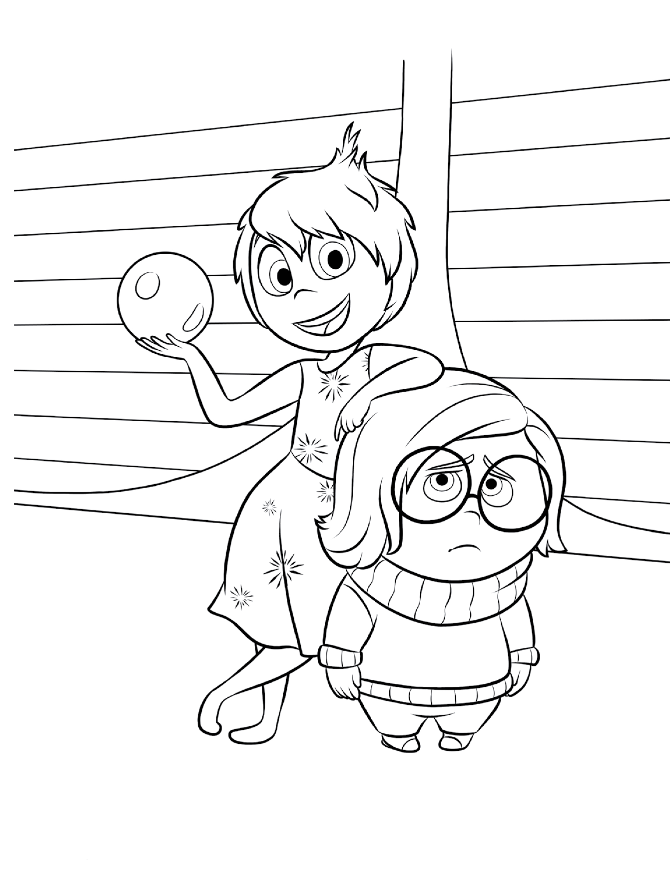 Inside Out Coloring Pages Best Coloring Pages For Kids