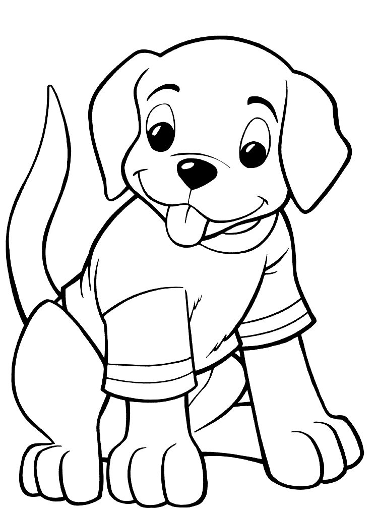 baby dog printable coloring pages - photo #2