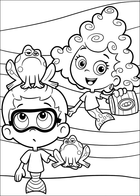 bubble guppies <strong>coloring</strong> pages