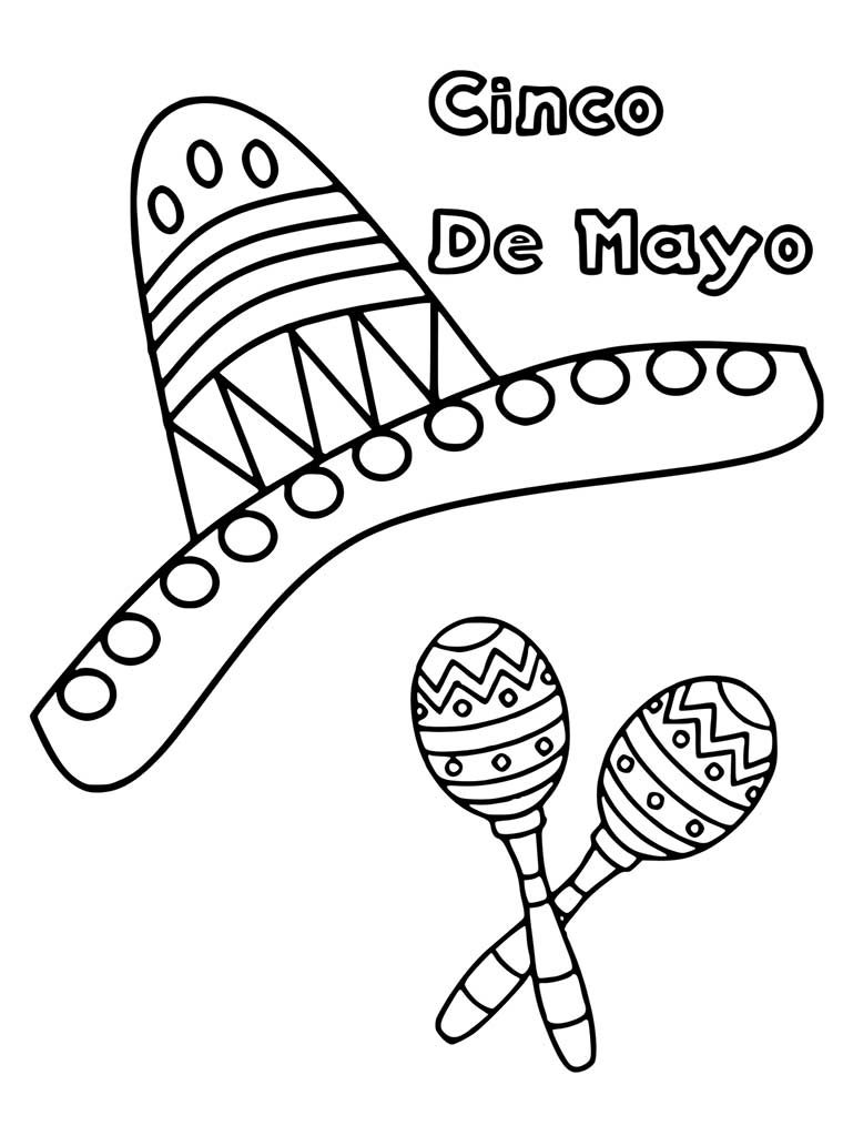 Cinco De Mayo Coloring Pages Best Coloring Pages For Kids