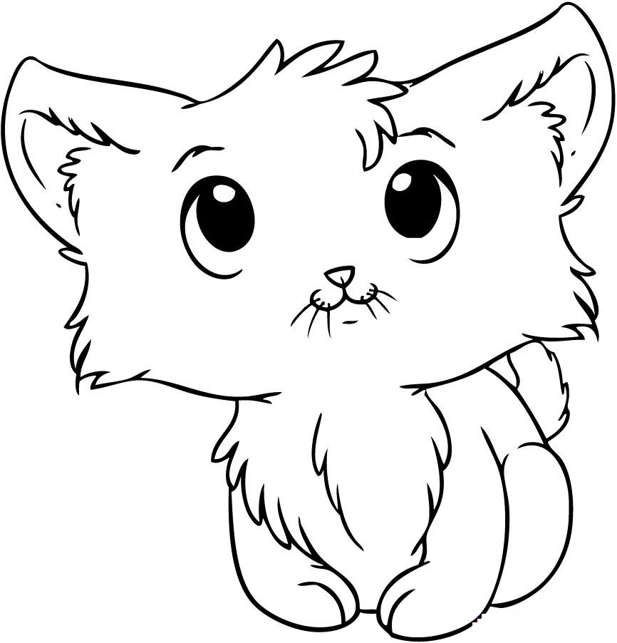 Kitten Coloring Pages Best Coloring Pages For Kids