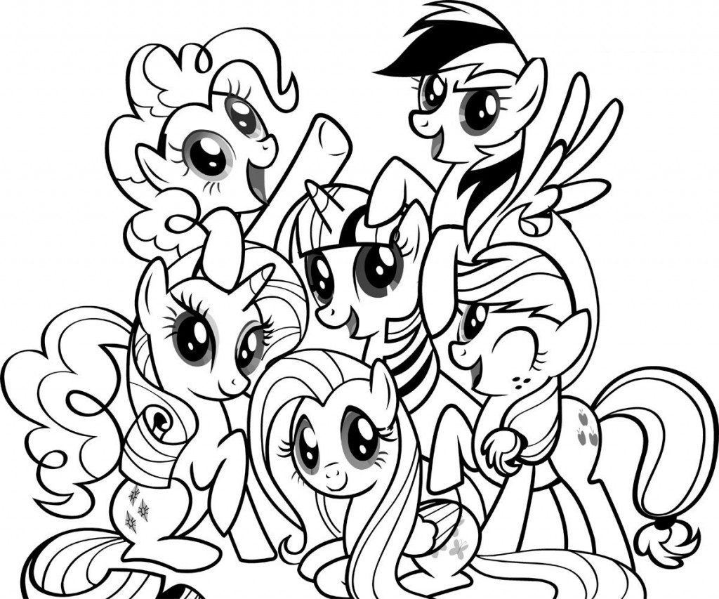 rainbow pony coloring pages - photo #32