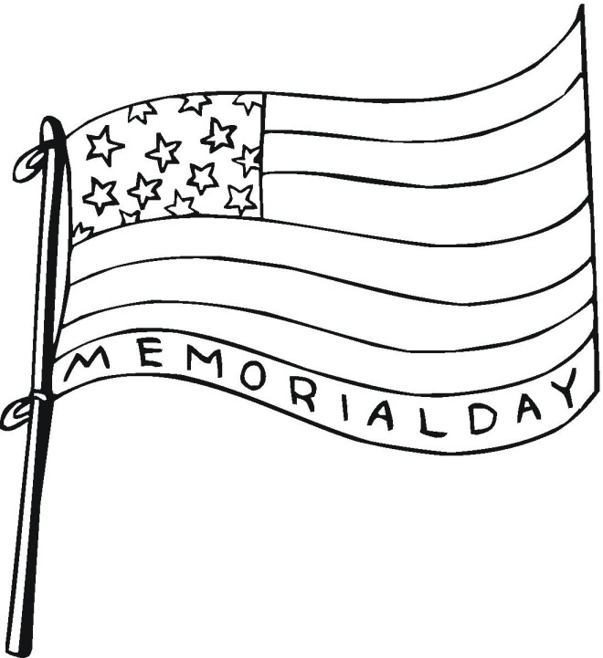 Memorial Day Coloring Page 3