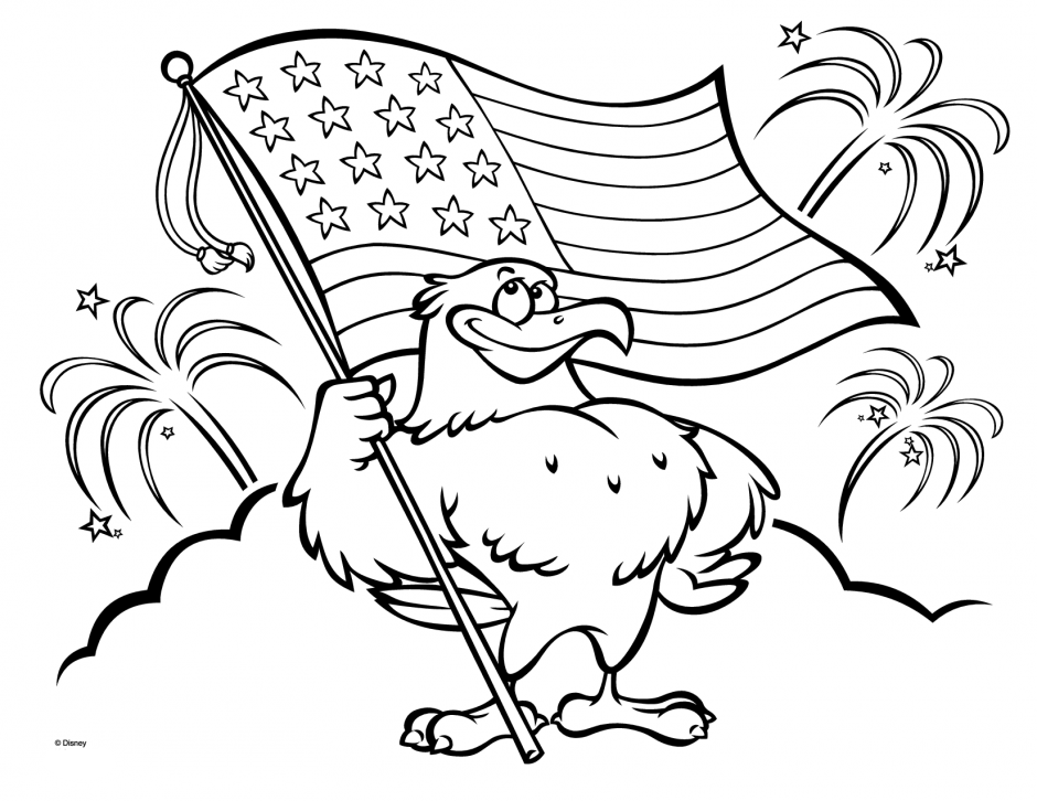 American Flag Coloring Pages - Best Coloring Pages For Kids