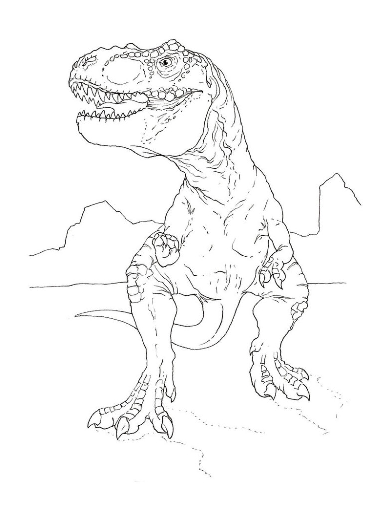 TRex Coloring Pages - Best Coloring Pages For Kids