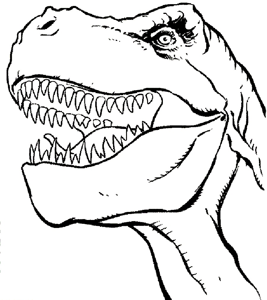 TRex Coloring Page