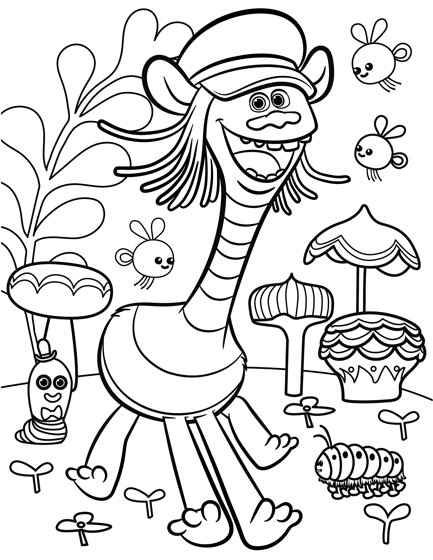 Trolls Movie Coloring Pages  Best Coloring Pages For Kids