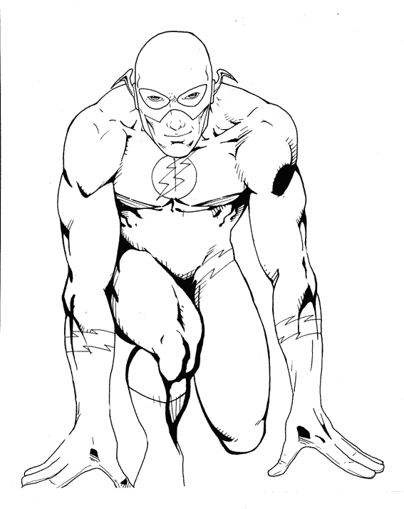 Flash Coloring Pages Best Coloring Pages For Kids