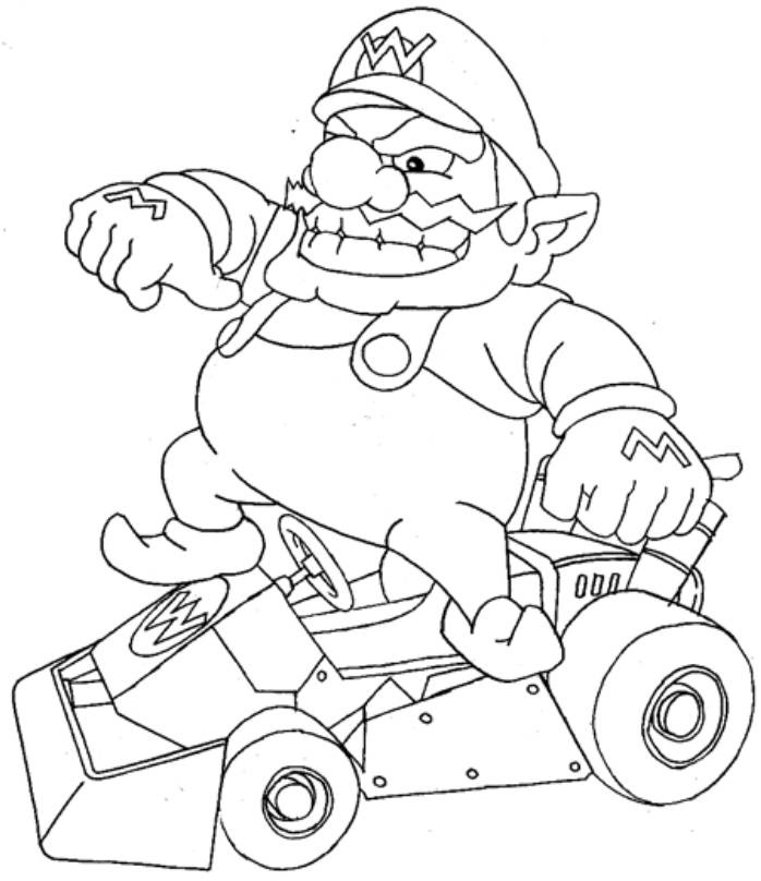 kart coloring pages - photo #14