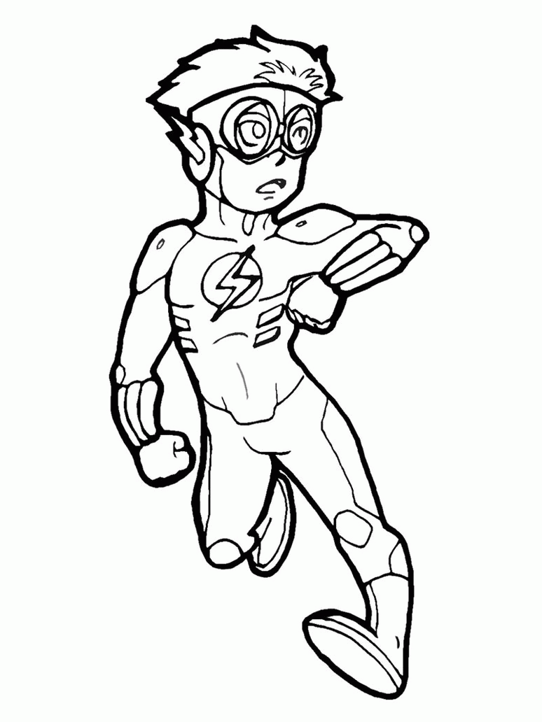 Flash Coloring Pages Best Coloring Pages For Kids