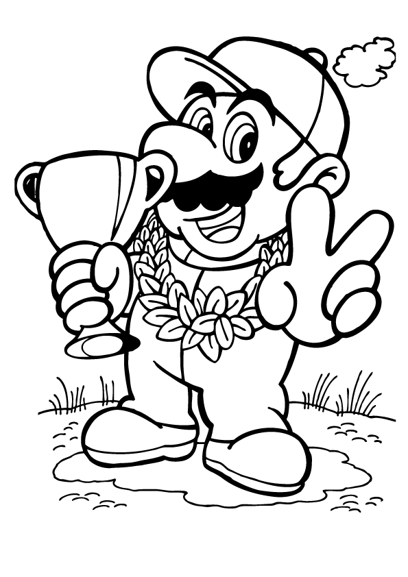 coloring pages mario games - photo #16