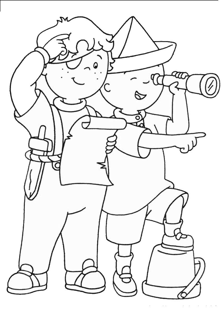 Caillou Coloring Pages  Best Coloring Pages For Kids