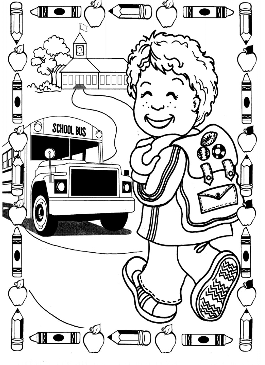 Back to School Coloring Pages Best Coloring Pages For Kids