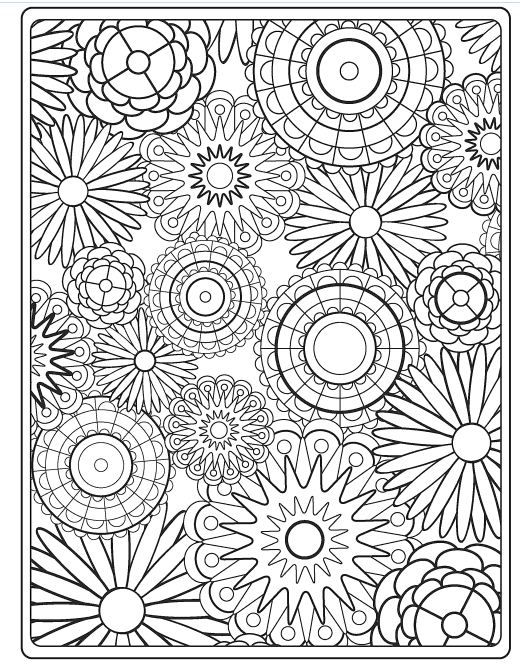 Flower Coloring Pages for Adults - Best Coloring Pages For Kids