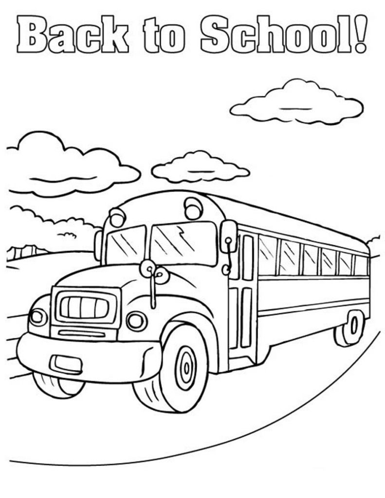 Back to School Coloring Pages Best Coloring Pages For Kids