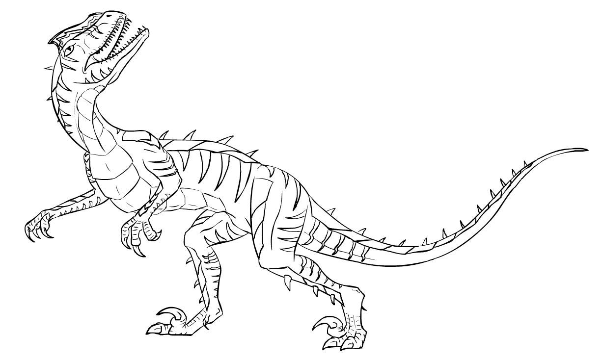 Velociraptor Coloring Pages - Best Coloring Pages For Kids