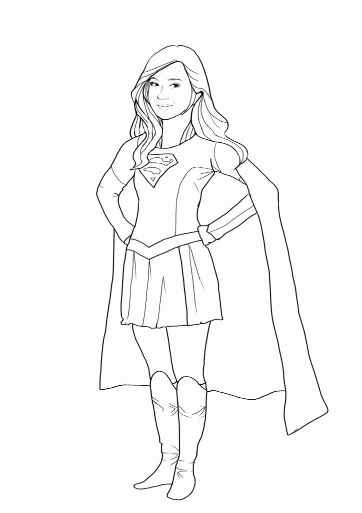 Supergirl Coloring Pages - Best Coloring Pages For Kids