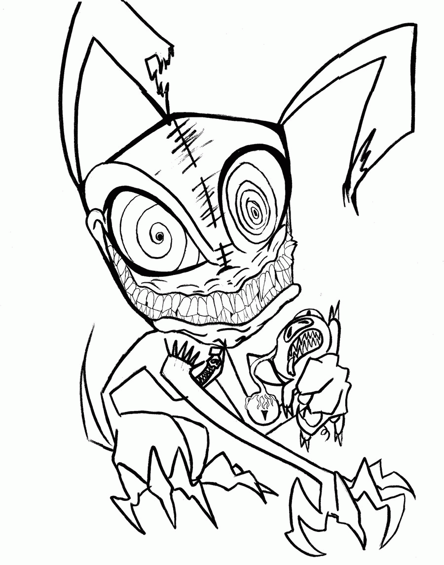 Scary Coloring Pages - Best Coloring Pages For Kids