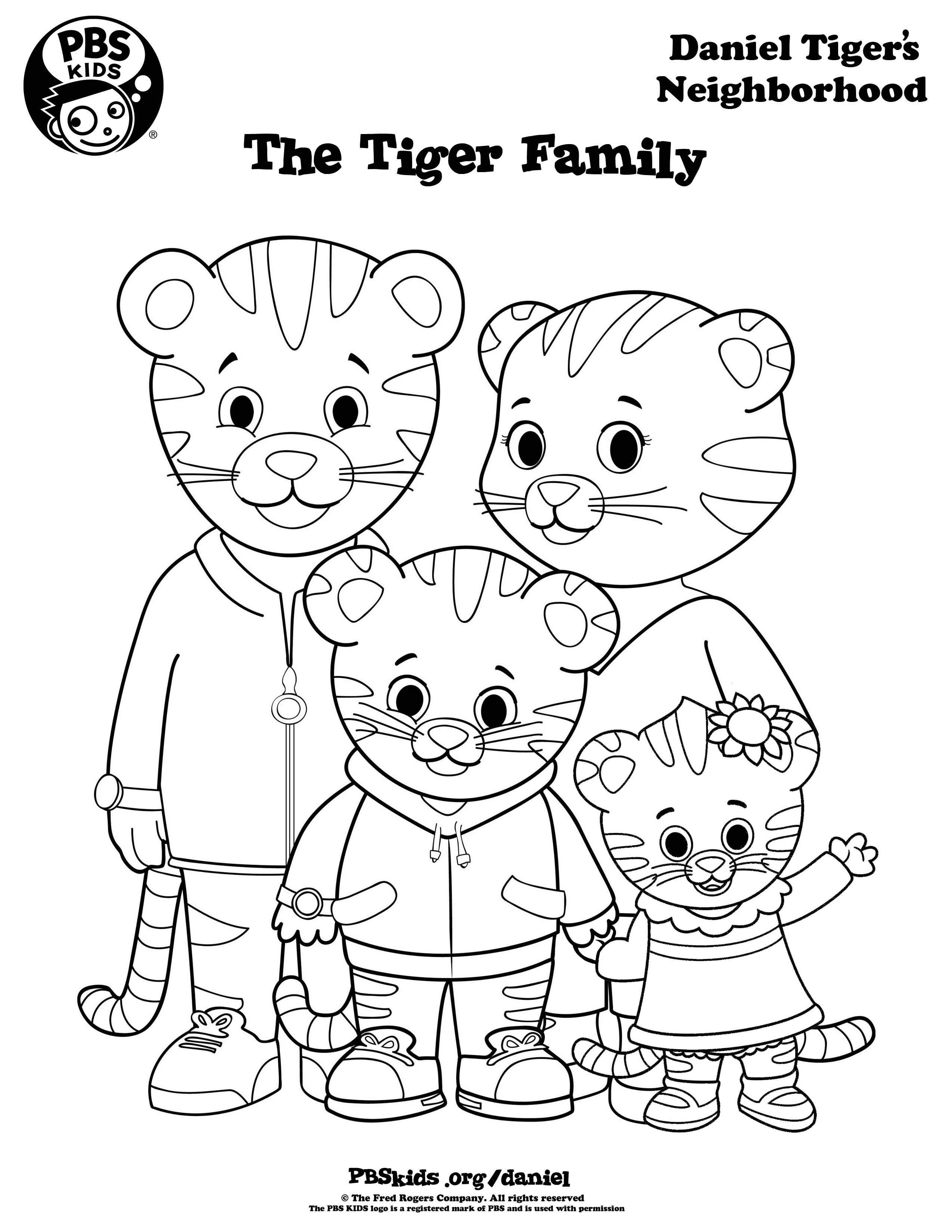 I Love My whole Family Coloring Page