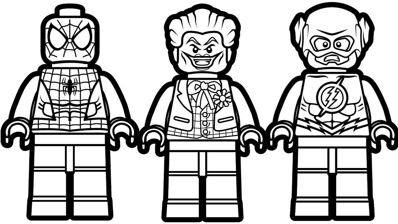 Lego Coloring Pages - Kidsuki