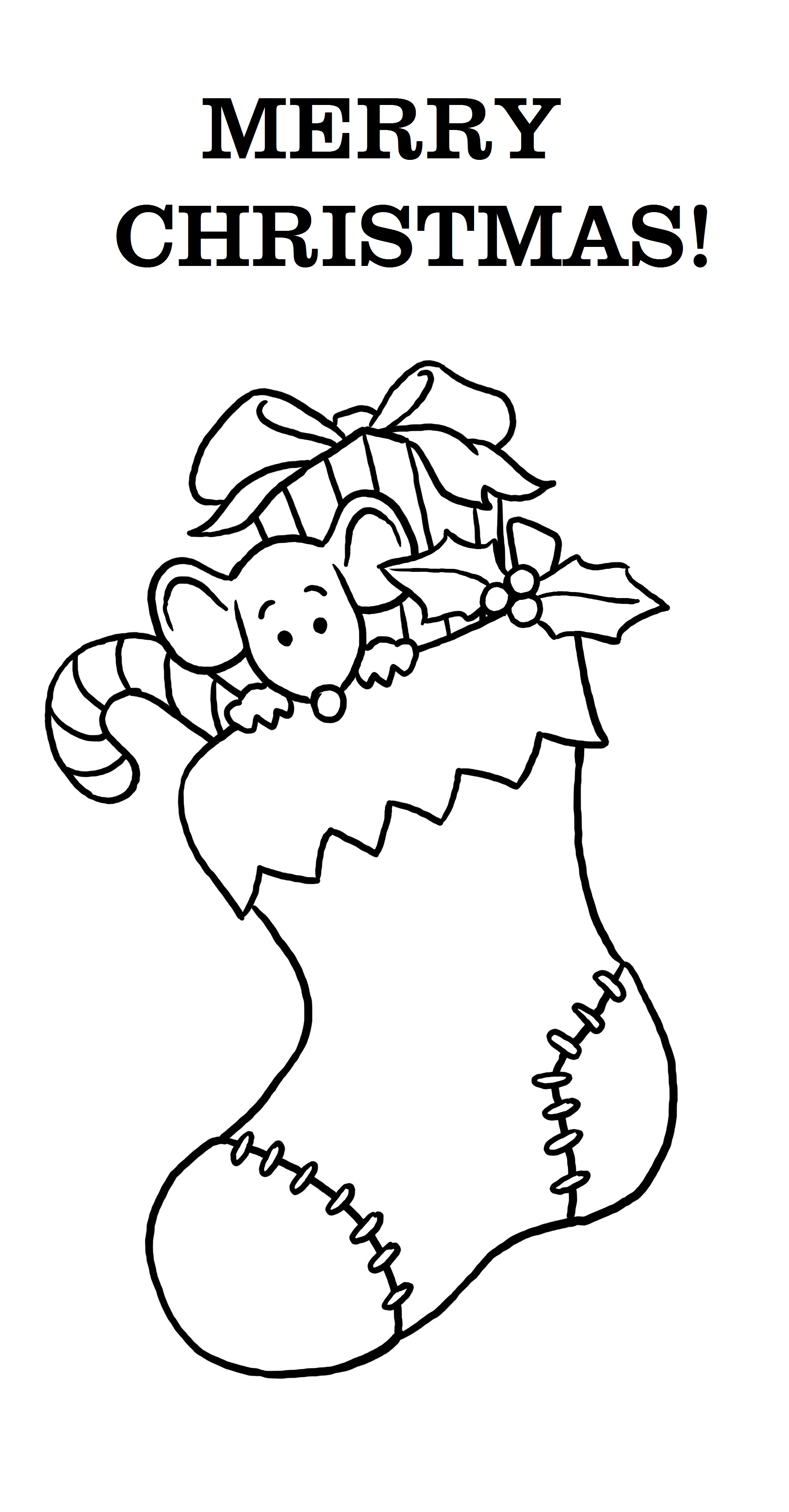 Free Printable Coloring Christmas