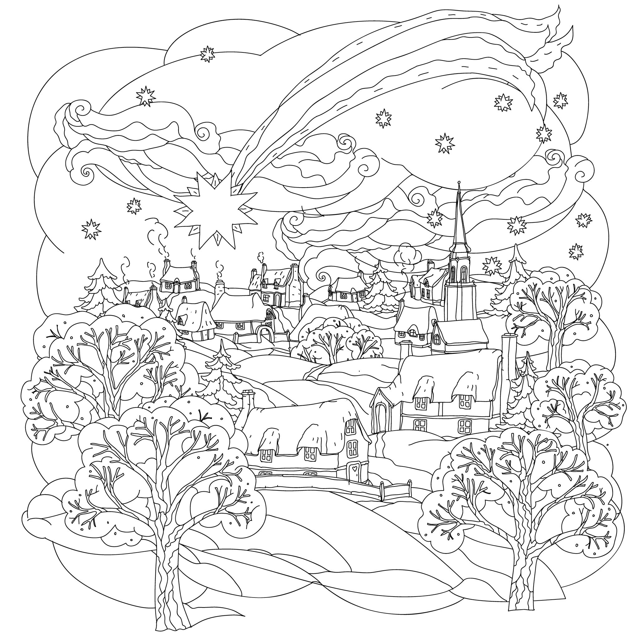 Christmas Coloring Pages for Adults - Best Coloring Pages For Kids