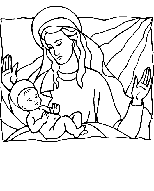 Baby Jesus Coloring Pages - Best Coloring Pages For Kids