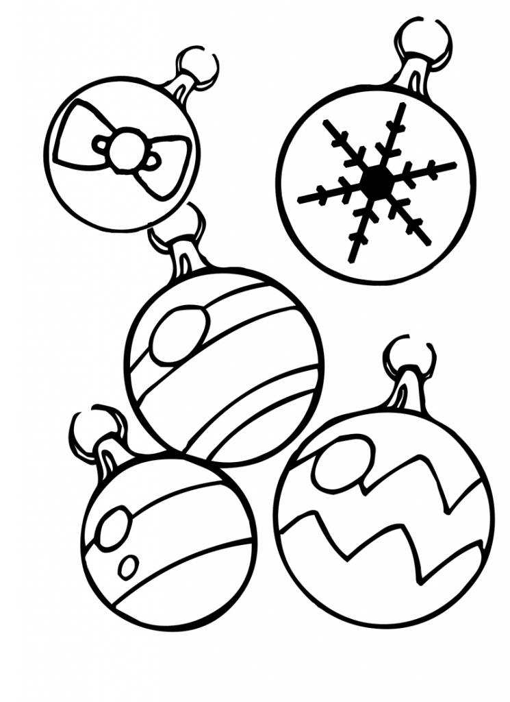 Christmas Ornament Coloring Pages - Best Coloring Pages ...