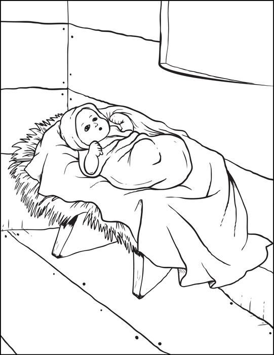 Baby Jesus Coloring Pages - Best Coloring Pages For Kids